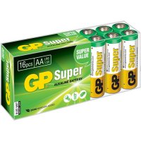  GP 15A-B16 Super Alkaline LR6 AA 16 