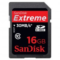   SanDisk Extreme (SDSDQX-016G-U46A) microSDHC Memory Card 16Gb UHS-I U1+microSD--)SD Ada