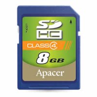  Apacer SDHC 8Gb Class 4