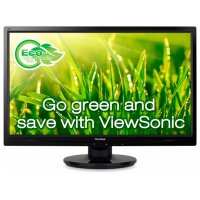  23.6" Viewsonic VA2445-LED gl.Black 1920x1080, 5ms, 250 cd/m2, DCR 10M:1, D-Sub, DVI-D