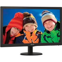  27" PHILIPS 273V5LHSB/00(01) Black (LED, LCD, Wide, 1920x1080, 5 ms, 170/160, 300 cd/m, 10