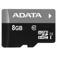   ADATA Premier (AUSDH8GUICL10-RA1) microSDHC Memory Card 8Gb UHS-I U1 + microSD--)SD Ada