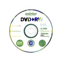 DVD+RW Smartbuy 4,7GB 4x   (100 .  .) (SB000064)