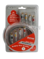   Delink 4RCA-4RCA 1.0m Grey 3672