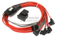 MS36-4SATAU8P-050B-S  SFF-8087 Multi-lane 36pin -) 4SATA+8pin, 0.5 , - 