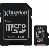   micro SDXC 128Gb Kingston Canvas Select Plus UHS-I U1 A1 + ADP (100/10 Mb/s)