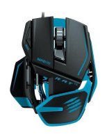  Mad Catz R.A.T.TE Laser Mouse (Red) 8200dpi (RTL) USB 9btn+Roll (-MCB437040013)