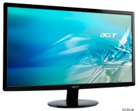  24" Acer S240HLBID Black LED, 1920x1080, 5ms, 250 cd/m2, DCR 100M:1, D-Sub, DVI (HDCP), HDMI