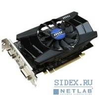  1Gb (PCI-E) DDR-5 MSI V279 R7750-PMD1GD5-OC-V2 (RTL) DVI+HDMI+DP (Radeon HD7750)