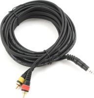   Audio MiniJack (3.5mm) - 2*RCA, 5.0m MrCable (AYJMR-05-HS) 