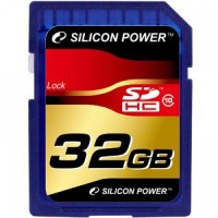   Silicon Power (SP032GBSDH010V10) SecureDigital High Capacity (SDHC) Memory Card 32Gb Cl