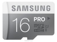   MicroSD 16Gb Samsung PRO (MB-MG16EA) Class 10 microSDHC + SD adapter