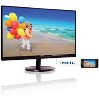  Philips E-line 274E5QHAB/00/01 27"   1920x1080 (AH-IPS LED)   5ms   D-SUB + HDMI + MHL   Spk