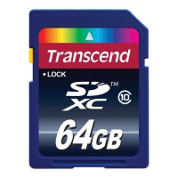   64Gb microSDXC Transcend Premium 300x (TS64GUSDXC10), Class 10, UHS-I, U1, R45 Mb/s, RT