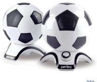    Perfeo "Football Speaker", 2.0, 2  1 , /, USB (PF-2014-B/W)