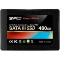 SSD 480 Gb SATA 6Gb/s Silicon Power Velox V55 (SP480GBSS3V55S25) 2.5" MLC+3.5" 