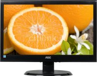  AOC 18.5" E950SWDAK/01 Glossy-Black TN LED 5ms 16:9 DVI M/M 20M:1 250cd