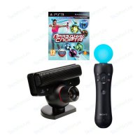   SONY PS3 Sony PS719219880  PlayStation 3 Move + Playstation Eye + Sports Champion