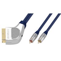  SCART(m) - 2xRCA(m) 2.0  Luxmann ( 405-123-9 )