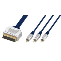  SCART(m) - 3xRCA(m) + SVHS 1.0  Luxmann ( 407-102-9 )