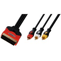  SCART(m) - 3xRCA(m) 1.0  Luxmann ( 407-081-1 )