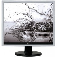  17" AOC E719SDA Silver-Black (LED, LCD, 1280x1024, 5 ms, 170/160, 250 cd/m, 20M:1, +DVI, +