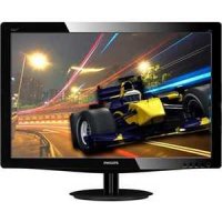  Philips 19" 190V4LSB/01 Glossy-Black TN LED 5ms 16:10 DVI 10M:1 200cd