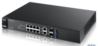 ZyXEL GS2200-8HP   8- High Power Gigabit Ethernet  2 SFP- 