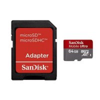   64Gb - Sandisk Ultra - Micro Secure Digital HC Class 10 SDSDQU-064G-U46A / SDSDQUA-064G