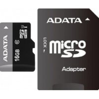   MicroSD 16Gb A-DATA (AUSDH16GUICL10-RA1) Class 10/Class U1 microSDHC + 