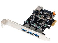 ST-Lab U-750   PCI-E x1, 3 ext (USB3.0) + 1 int (USB3.0), Ret