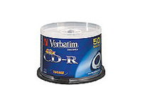 CD-R Verbatim 700 , 80 ., 52x, 50 ., Bulk, Printable, (43309),  -