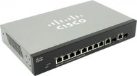 Cisco SG300-10P (SRW2008P-K9-EU)   (8UTP 10/100/1000Mbps PoE + 2Combo 1000BASE-