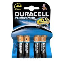    Duracell "Turbo Power Check",  AA, 4 