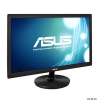  21.5" ASUS VS228HR Black LED, 1920x1080, 5ms, 250 cd/m2, ASCR 50M:1, D-Sub, DVI-D (HDCP), HD