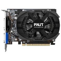 Palit GeForce GTX 650 Ti OC  PCI-E 1GB GDDR5 128bit 28nm 1006/5500MHz DVI(HDCP)/Mini HDMI/