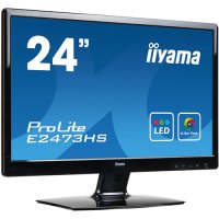  23.6" iiYama E2473HS-GB1 ProLite 1920x1080; 0.272mm; 2ms; 300cd/m2; 1000:1; D-Sub; DVI-D; HD