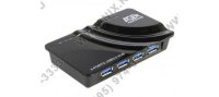  AgeStar (3UH1 Black) USB3.0 Hub 4 port + ..