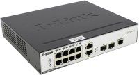 D-Link (DGS-3000-10TC /A1A)   (8UTP 10/100/1000Mbps + 2Combo 1000BASE-T/SFP) [N