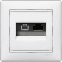 Legrand 770080  RJ11/RJ45 Cat6 UTP  Valena