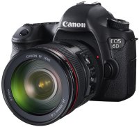 Canon EOS 6D Body   CMOS 20.2MPix, 5472 x 3648, LCD 3", SD/SDHC/SDXC