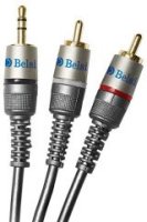 Belsis BW1543   , Jack 3.5 (--) 2RCA, Gold, 3 