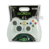   Microsoft Xbox 360 EXEQ Boxer eq-360-02120 White 