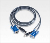 , ++ USB ATEN, SPHD15=)HD DB15+USB A-, Male-2xMale, 8+4 , , 3