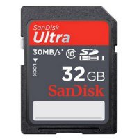   SANDISK SDHC 32GB Ultra Class 10 30MB/s