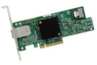 LSI SAS9207-4I4E  SAS LSI00303 (PCI-E 3.0 x8, LP,SAS6G, RAID 0,1,10, 8port (4*int SATA + 1