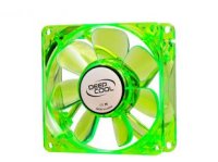 Deepcool XFan 80U G/B    80mm 80x80x25 mm, hydro bearing, green fan, blue LED