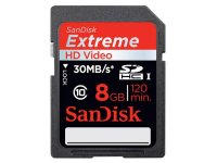   8Gb - SanDisk Extreme - Secure Digital HC UHS Class 1 SDSDXS-008G-X46 (!)