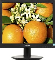  LCD PHILIPS 17" 17S4LSB/10(62) Black 1280x1024, 250, 5ms, 100000001, 170/160, D-Sub, DVI