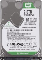 WD WD20NPVX   SATA 2TB 2.5" WD Green 5400RPM 8MB SATA 6Gb/s 25  135/135 